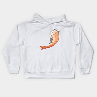 Shrimp Cat Kids Hoodie